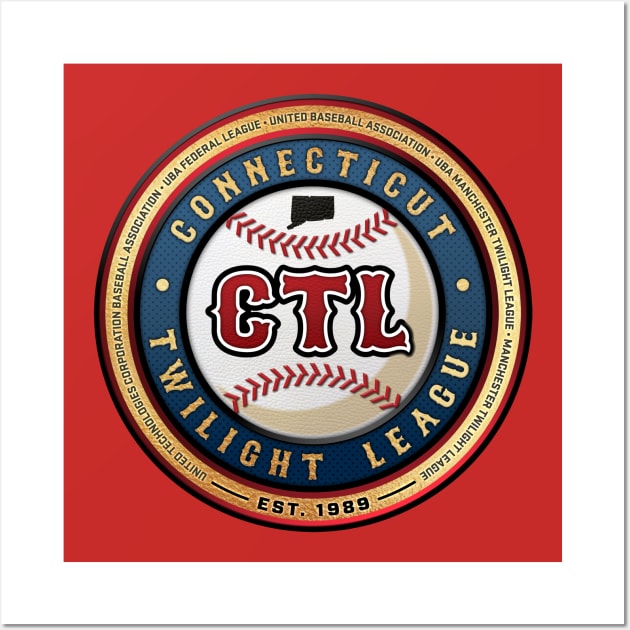 Connecticut Twilight League established 1989 Wall Art by CTLBaseball